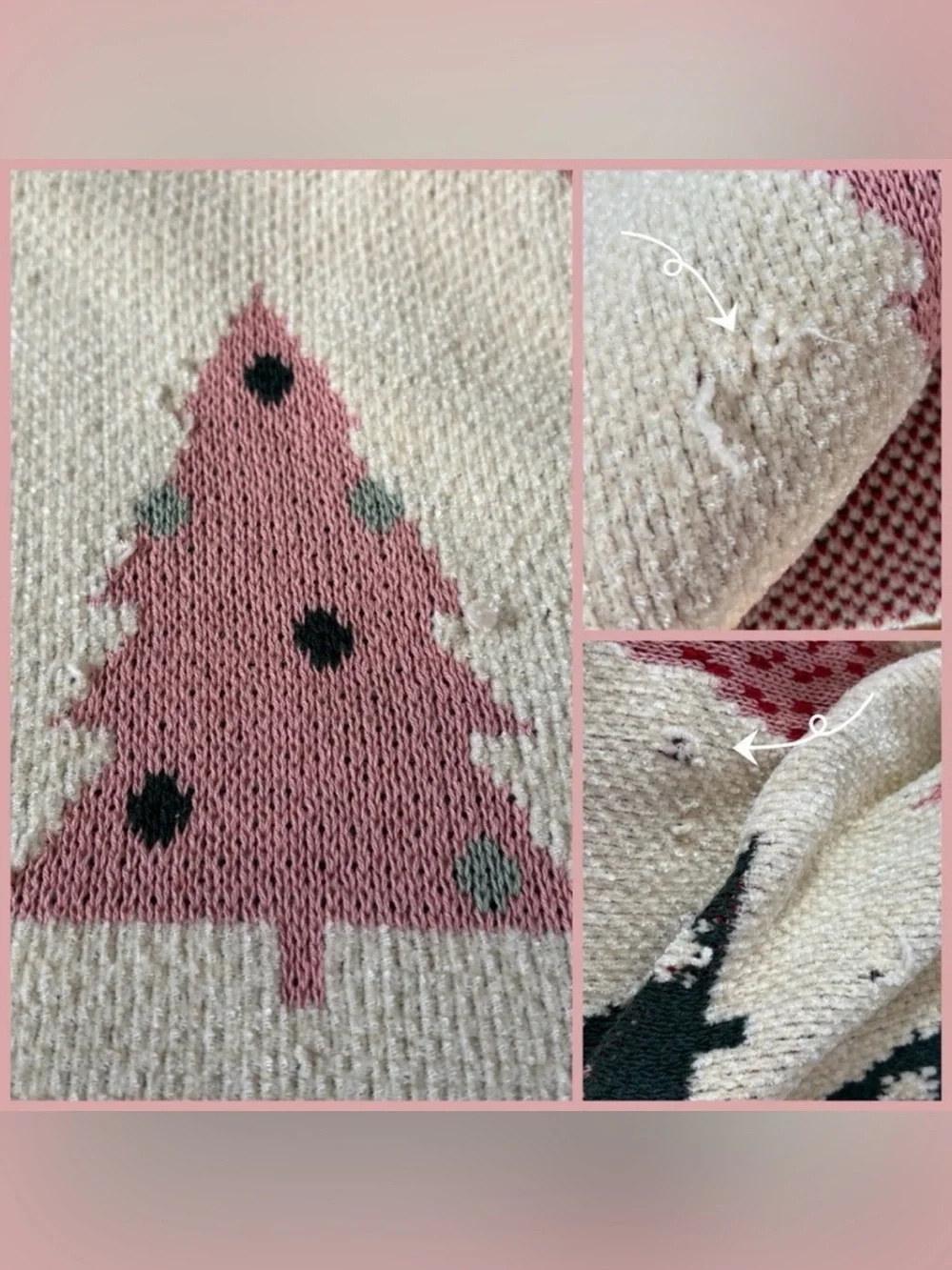 Large Festive Knit Blanket